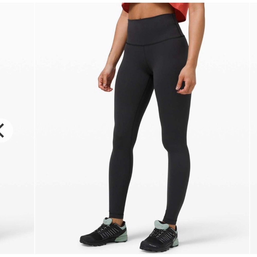 Lululemon Wunder Train High Rise Tight 28 Black Size 6 Everlux Leggings Perfect